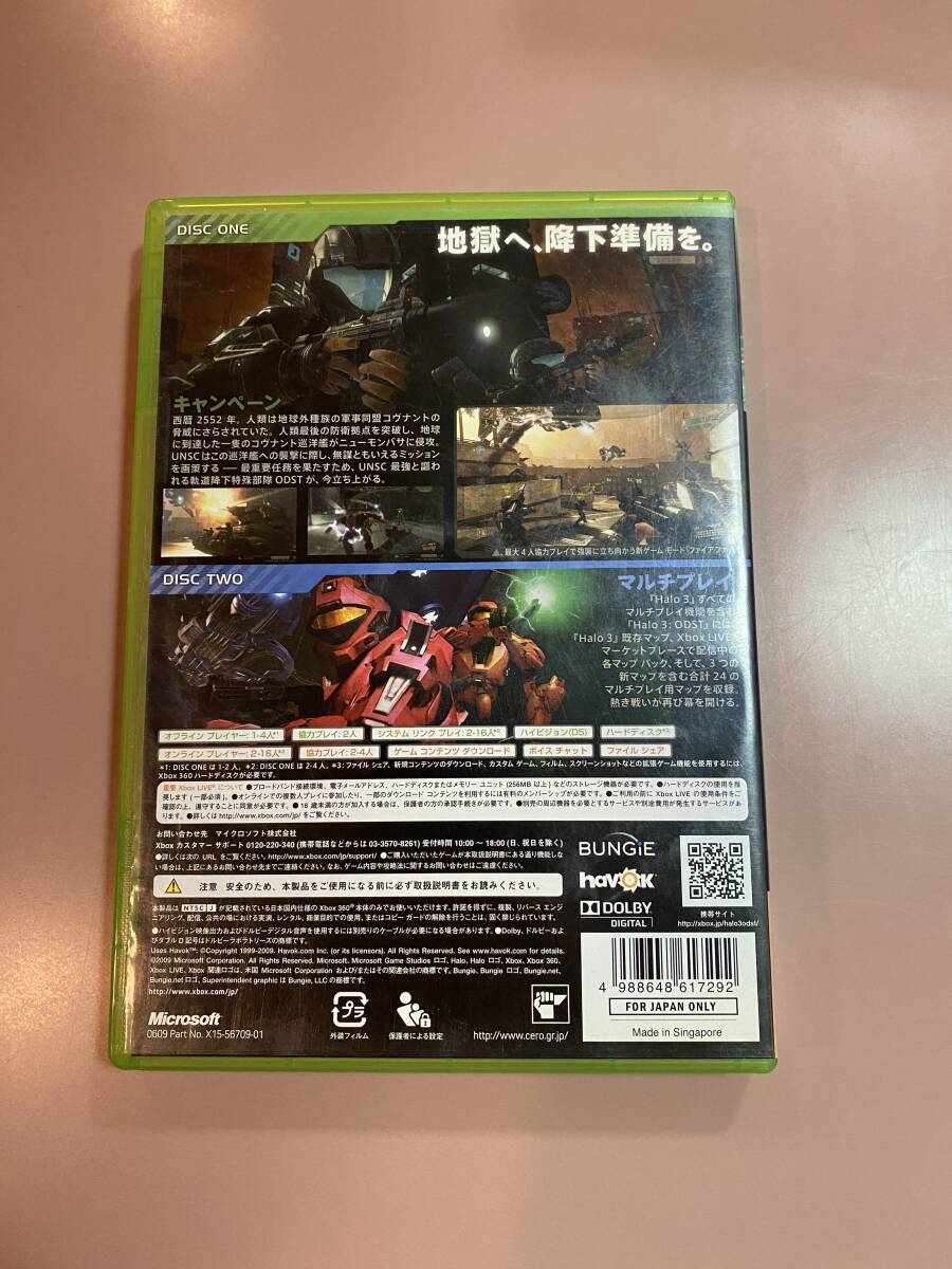 Xbox360★ヘイロー 3 ODST★used☆Halo 3 ODST☆import Japan_画像3