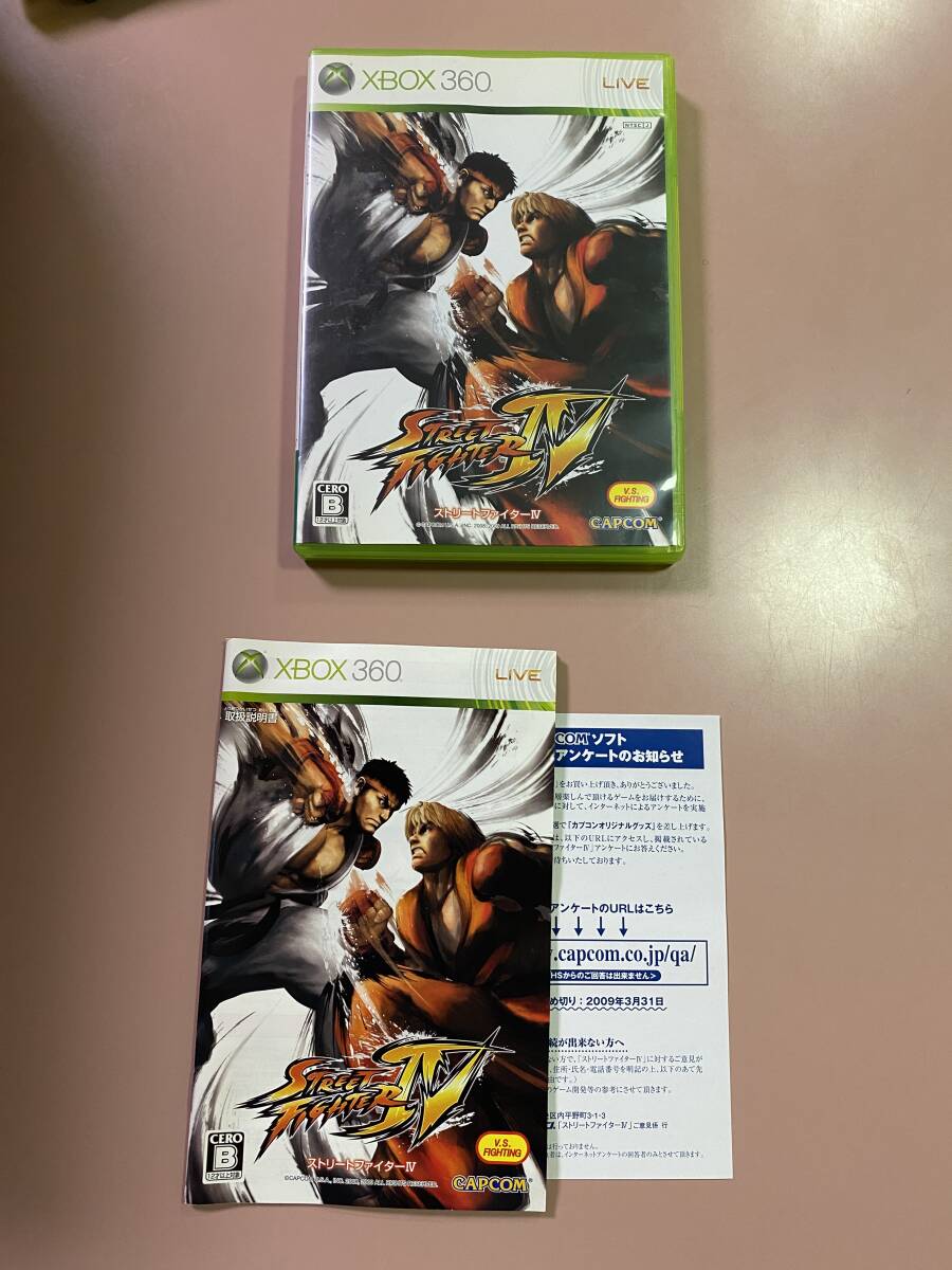 Xbox360★ストリートファイター IV★used☆Street Fighter IV☆import Japan_画像1