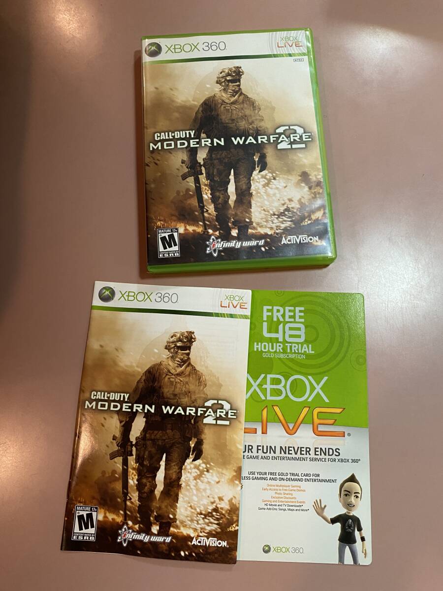 国内本体起動確認済 Xbox360★コールオブデューティ モダン・ウォーフェア２★used☆CoD MW2☆_画像1