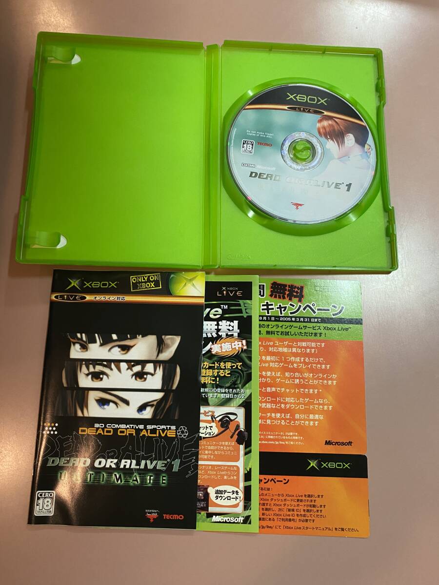 Xbox★デッドオアアライブ 1 アルティメット★used☆DoA Ultimate☆import Japan JP_画像2