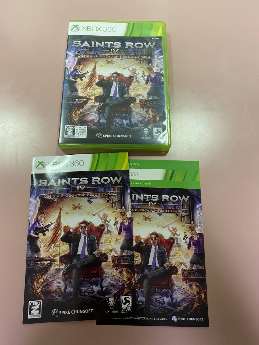 Xbox360★セインツ・ロウ IV 4 ウルトラ・スーパー・アルティメット・デラックス・エディション★used☆Saints Row☆import Japan_画像1