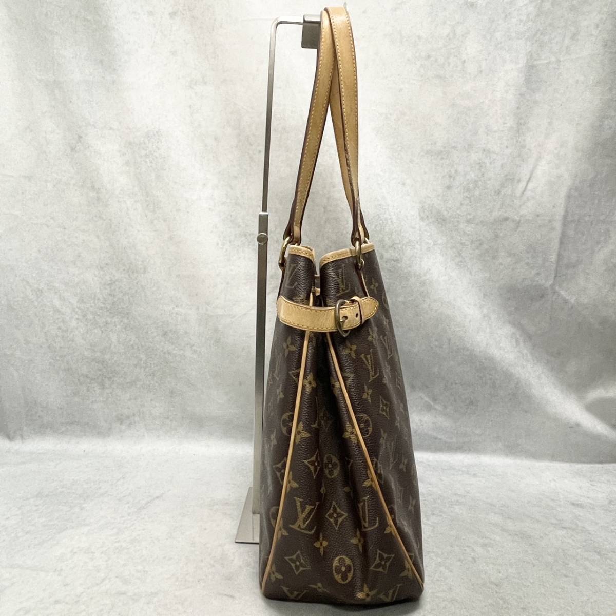 1円〜 美品 LOUIS VUITTON ルイヴィトン モノグラム バティニョール ヴェルティカル ハンドバッグ トートバッグ 肩掛け レディース_画像4