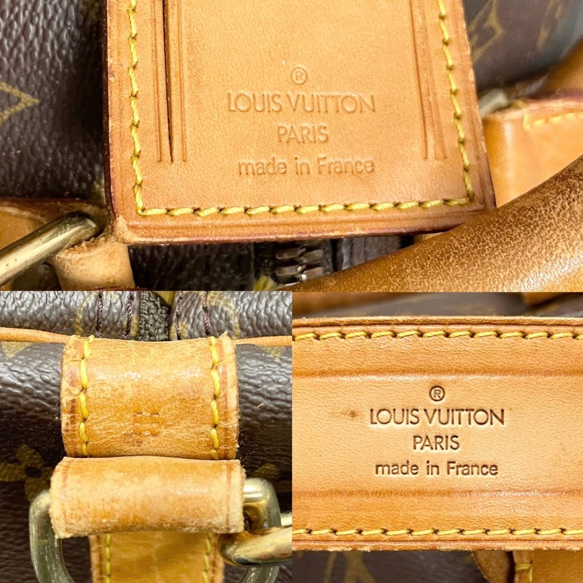 1円〜 美品 LOUIS VUITTON　ルイヴィトン　モノグラム　キーポルバンドリエール55　旅行鞄　トラベル　ボストン　バッグ _画像10