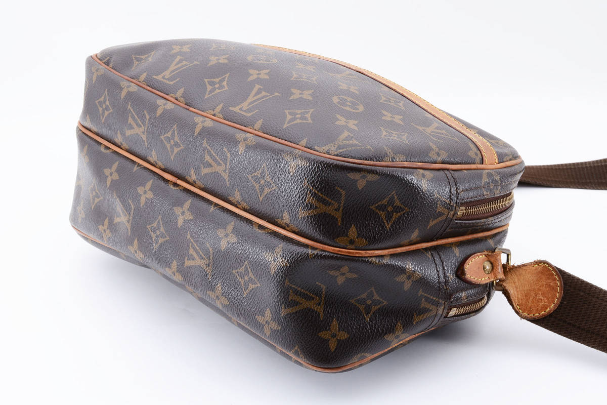 1円〜 美品 LOUIS VUITTON ルイヴィトン モノグラム　リポーターPM M45254　ショルダーバッグ　ユニセックス　ダブルファスナー　斜めがけ_画像5