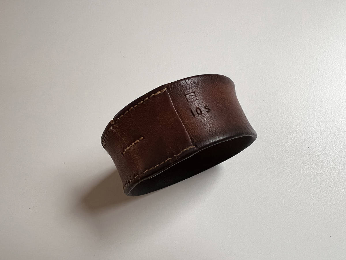 HERMES プールトゥール ブレスレット バングル レザー 藤原 HERMES プールトゥール ブレスレット バングル レザー 藤原