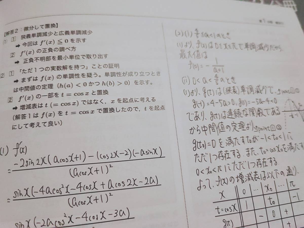 鉄緑会　中前先生　高3数学SA　数Ⅲ重要問題　第1～6分冊　フルセット　数学上位クラス　Z会　東進 　SEG　河合塾　駿台_画像4