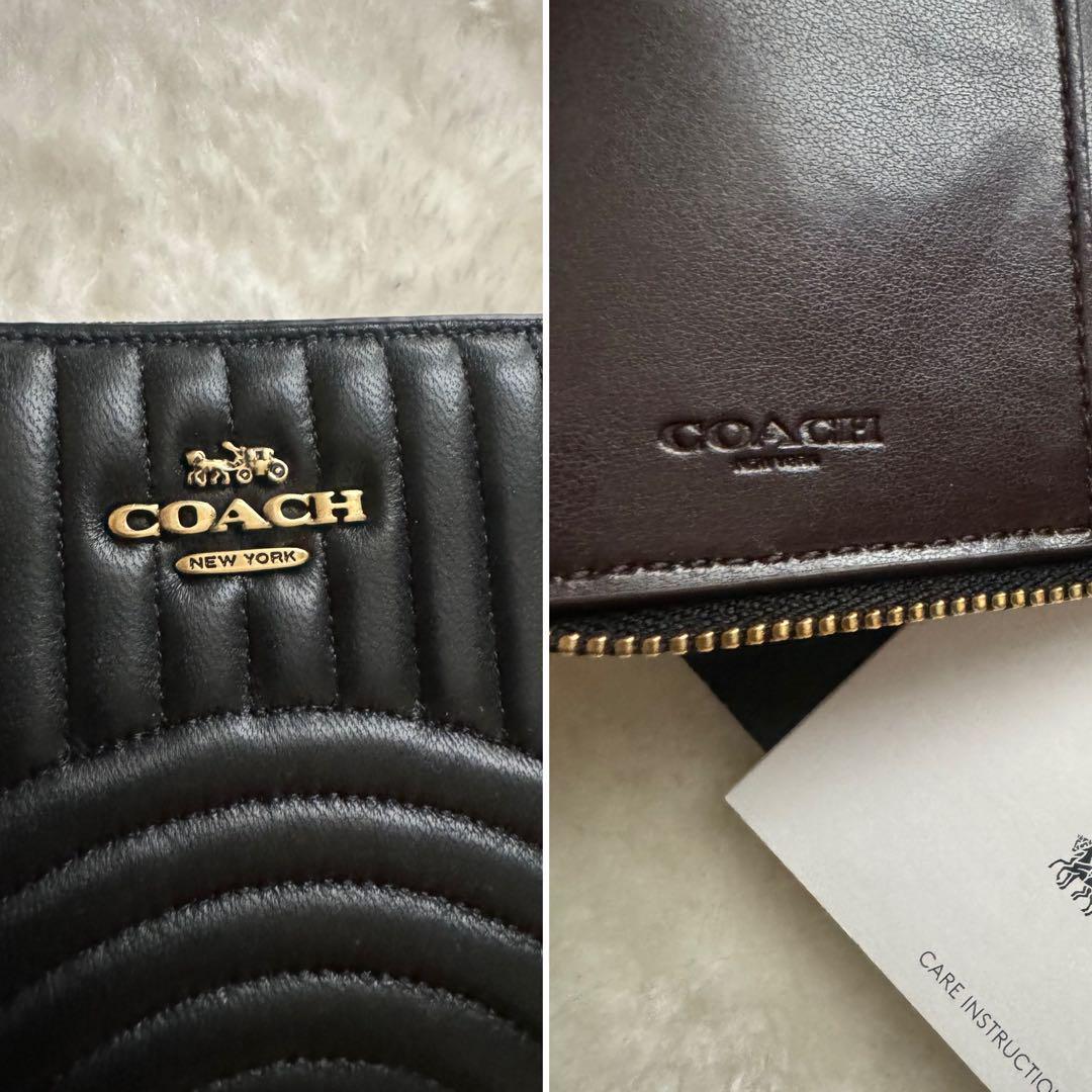 【極上美品】 49 COACH コーチ ラウンドファスナー財布_画像4