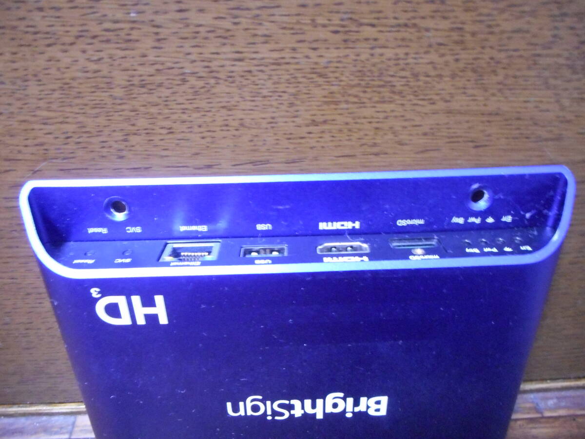 USED Brightsign HD1023 デジタルサイネージプレーヤー ブライトサイン HD3 シリーズ フルHD_画像7