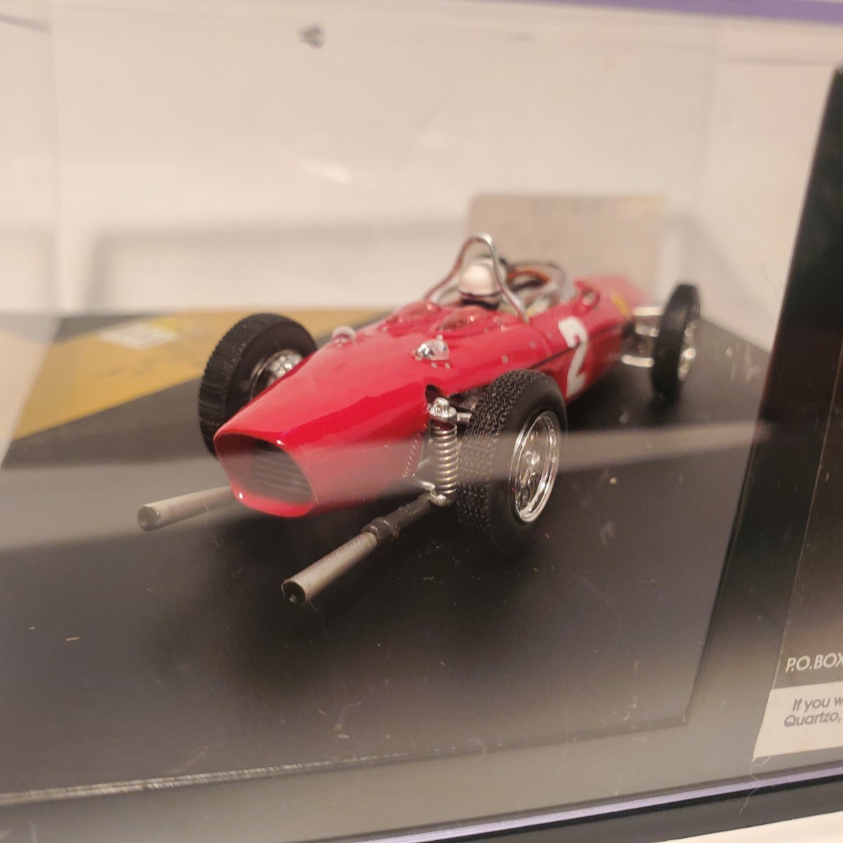 Quartzo 1/43「Ferrari DINO 156 WINNER ITALIAN GP 1961 」カルツォ フェラーリ ディノ ウイナー イタリア GP 新品 未使用 100_画像5