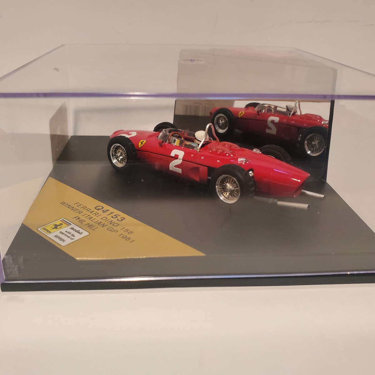 Quartzo 1/43「Ferrari DINO 156 WINNER ITALIAN GP 1961 」カルツォ フェラーリ ディノ ウイナー イタリア GP 新品 未使用 100_画像1