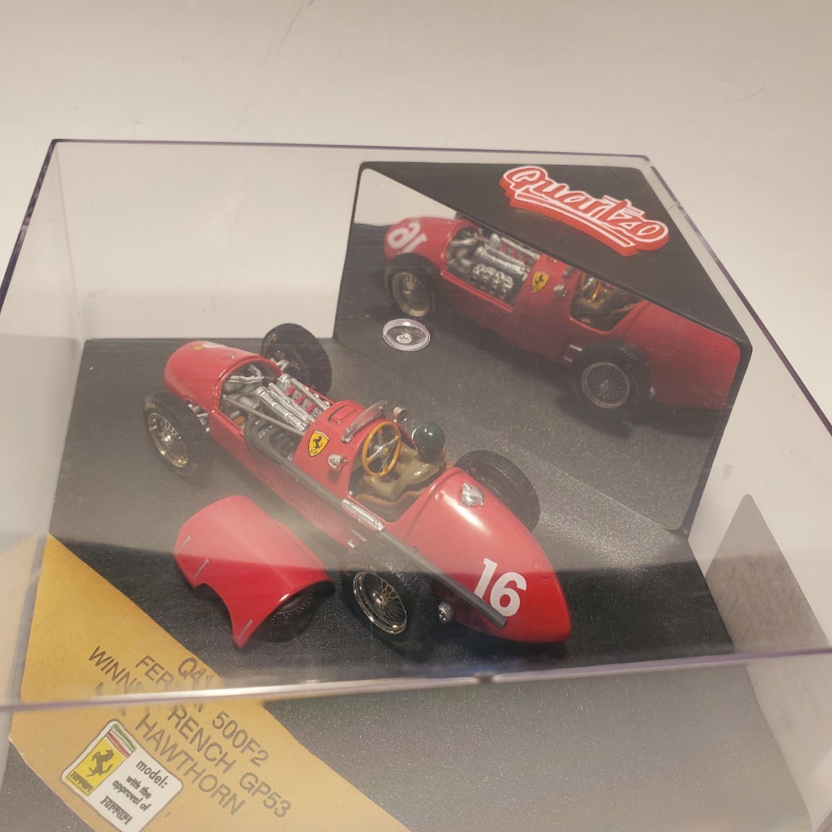 Quartzo カルツォ 1/43「Ferrari 500 F2 WINNER FRENCH GP 1953 」 フェラーリ 500 ウイナー フレンチ グランプリ 新品未使用 102_画像8