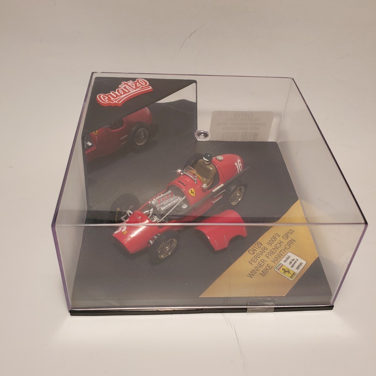 Quartzo カルツォ 1/43「Ferrari 500 F2 WINNER FRENCH GP 1953 」 フェラーリ 500 ウイナー フレンチ グランプリ 新品未使用 102_画像5