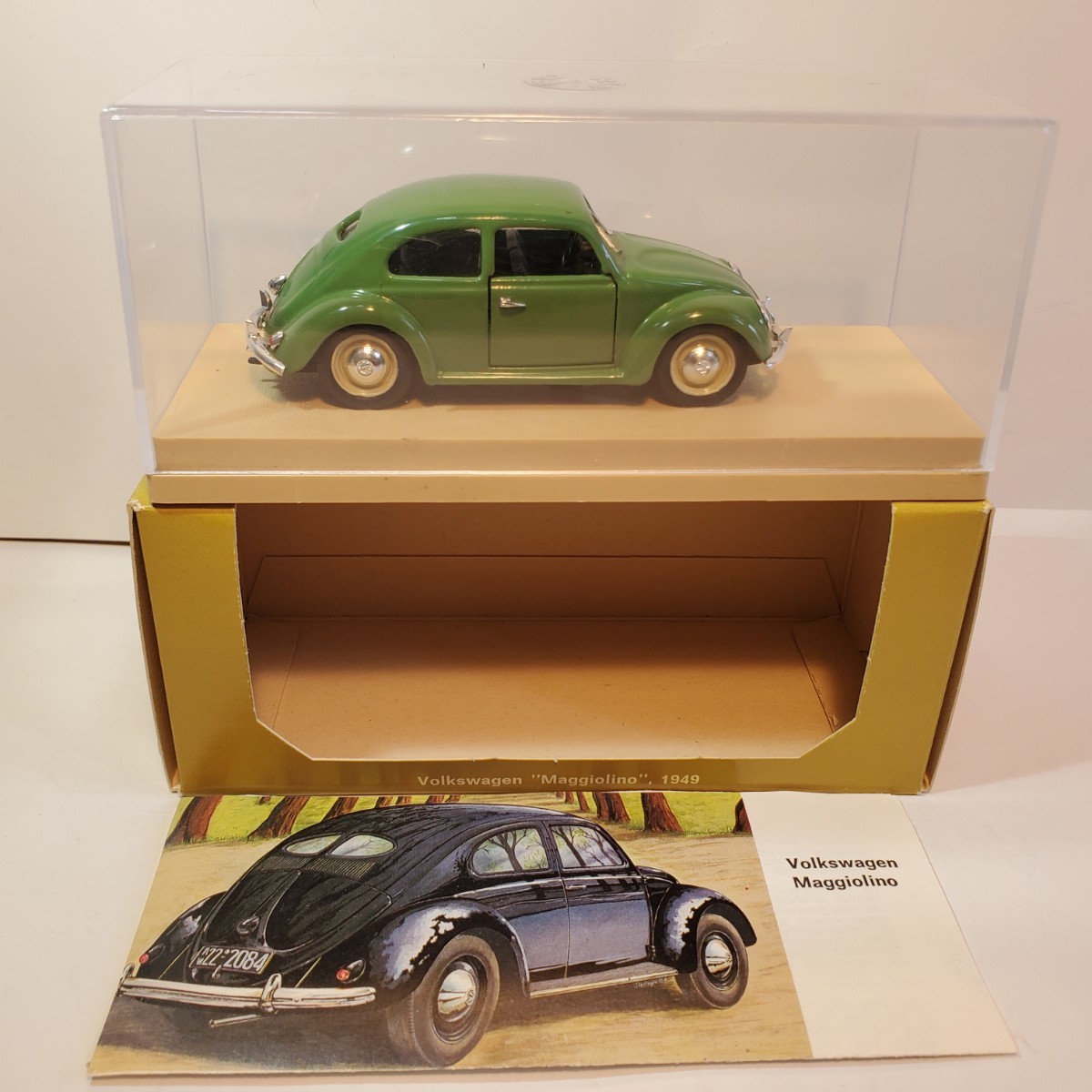 RIO リオ 1 /43「VOLKS WAGEN Maggiolino 1949 GREEN」ホルクスワーゲン ビートル 緑 イタリア製 新品未使用 133_画像1