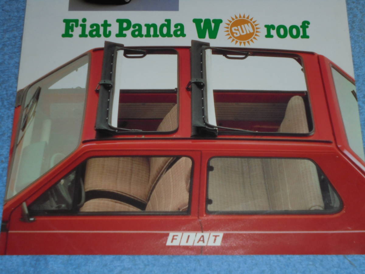 * Fiat 141 Panda 900 double sunroof Lee fret ^FIAT 141 PANDA 900 W SUNROOF^ water cooling OHV 0.9 L^W sunroof JAX catalog 