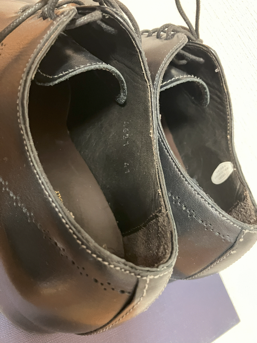 PALAGIO ブラック 紳士靴 PL-4621 サイズ41（25.5）