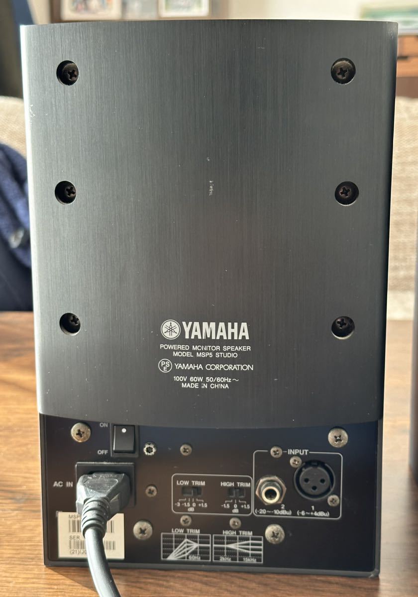 YAMAHA MSP5 STUDIO パワードモニタースピーカー　ペア スピーカースタンド付き_画像6