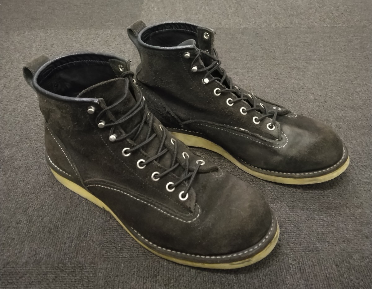 REDWING レッドウィング　ラインマン　スエード　ブラック　D　US9_画像1