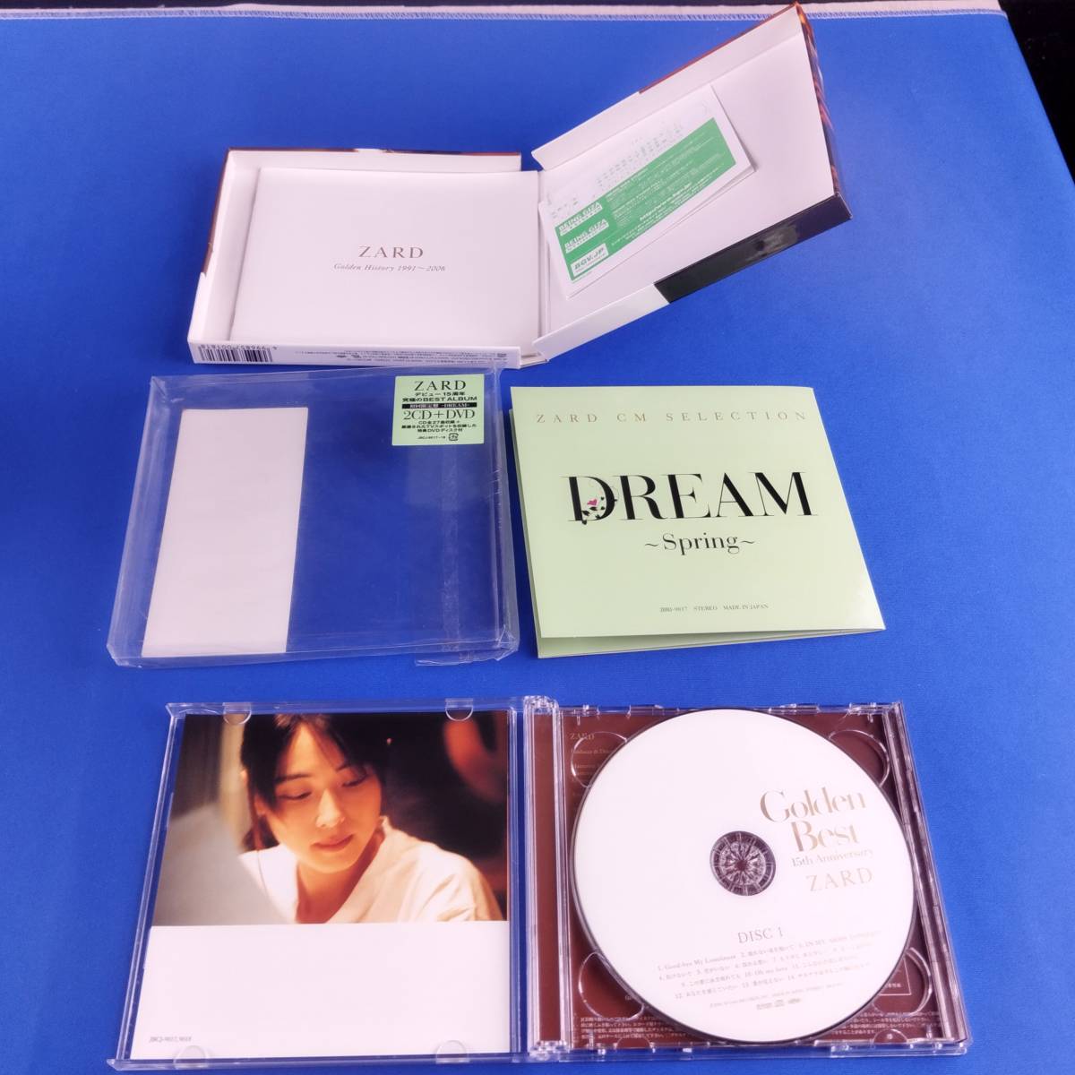 1SC18 CD ZARD Golden Best 15th Anniversary первый раз ограничение DREAM~Spring~ запись 