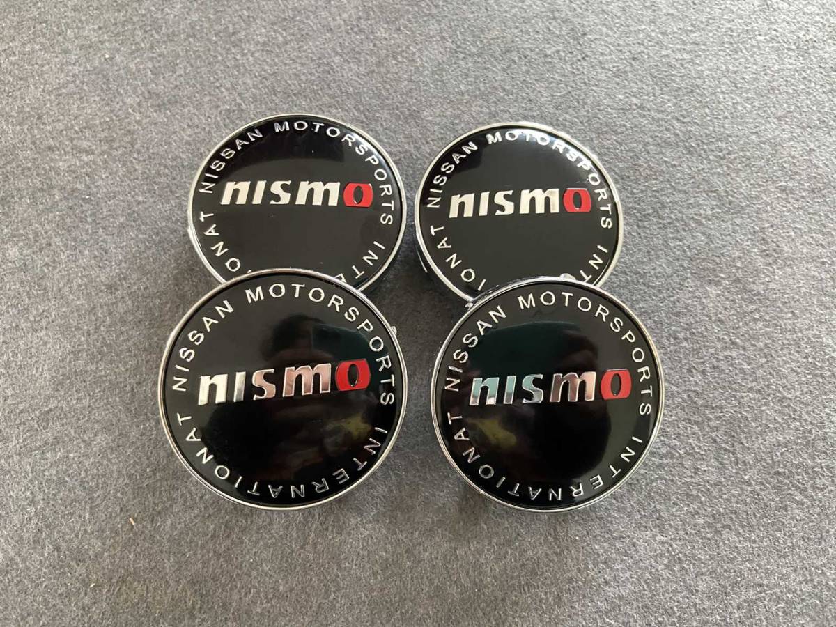 日産 nismo ホイールキャップ ホイール ハブキャップ センター キャップ保護 防塵 4個セット 外径60mm T134番_画像2