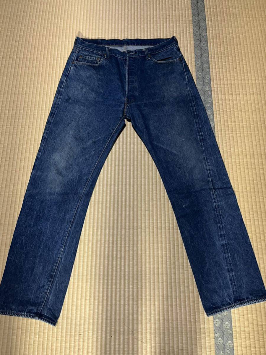 リーバイス 501 66後期　w38ビンテージ オリジナルノーリペア　赤耳 USA製 Levis ジーンズ デニム _画像1