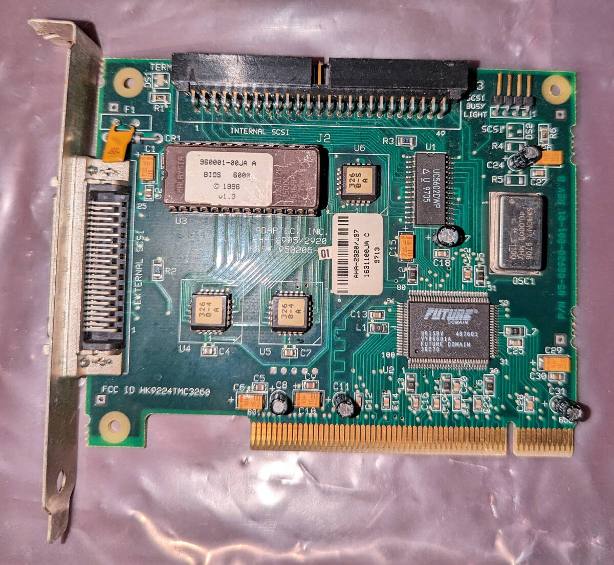 Adaptec AHA-2920/J97,SCSI,PCI _画像1