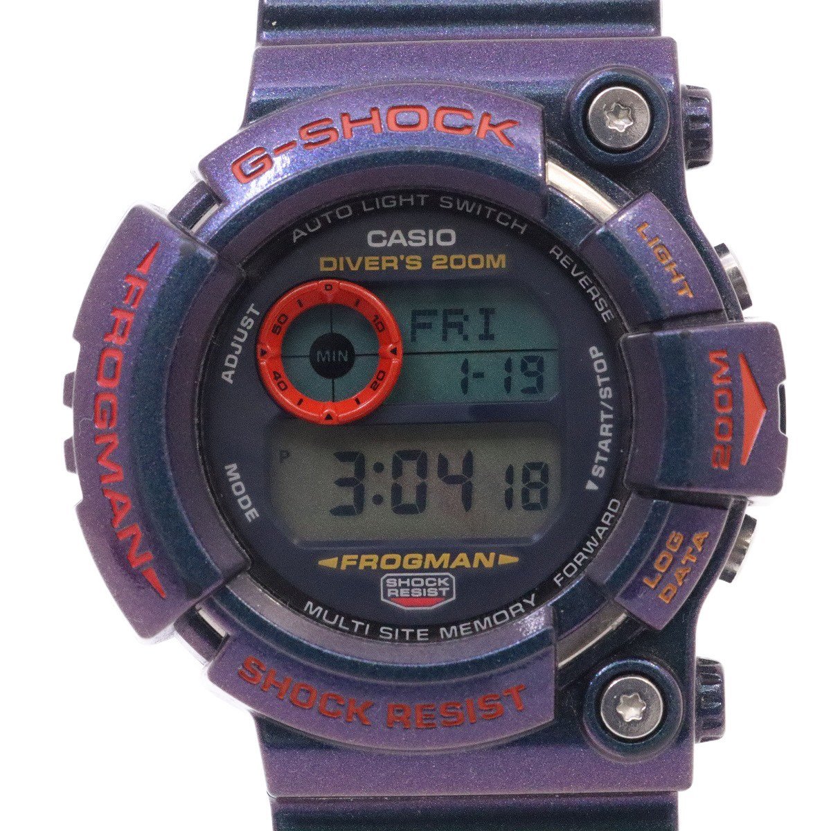 [Редко] Casio G-Shock Frogman Ядовитая лягушка Majora Color охлаждает мужские часы GW-201-6JF