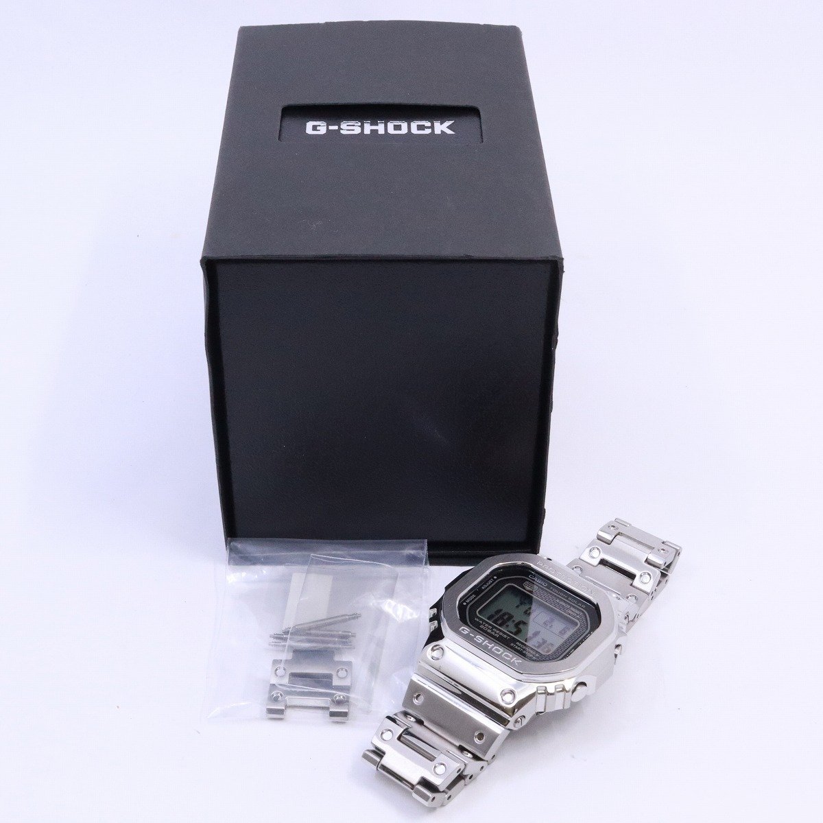 カシオ G-SHOCK フルメタル Bluetooth スマートフォンリンク ソーラー電波 メンズ 腕時計 GMW-B5000D-1JF【いおき質店】_画像10