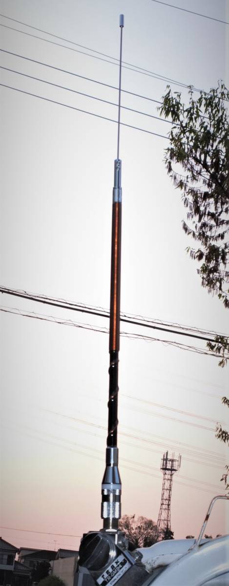 AM-CB/HF * compact * light weight! helical short antenna 25~30MHz CB/HF obi enduring input 100W*( copper )