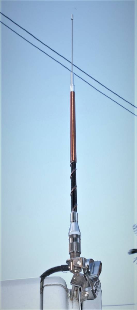 AM-CB/HF * compact * light weight! helical short antenna 25~30MHz CB/HF obi enduring input 100W*( copper )