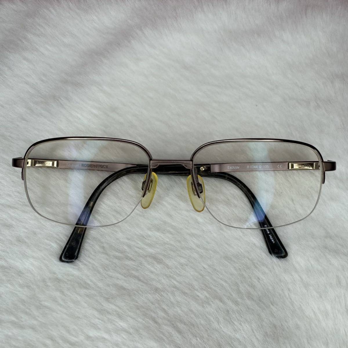 RODENSTOCK ローデンストック RODAFLEX チタン メガネ 眼鏡 Exclusiv R 0344 52□17 135 度数不明_画像1