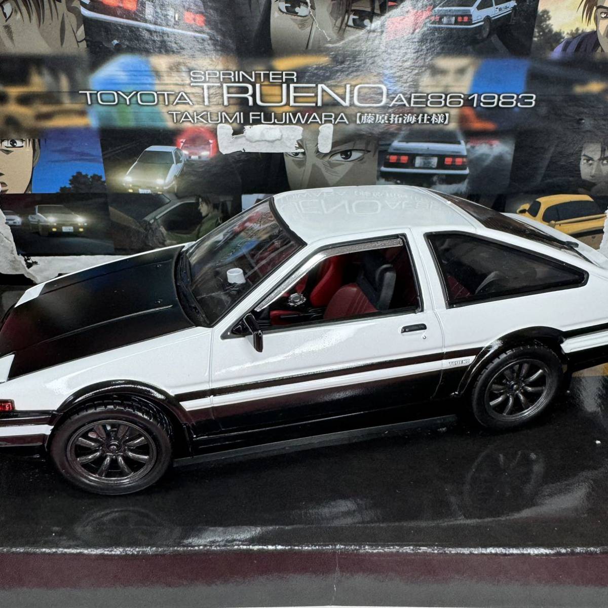 ホットワークスジャパン 1/24 頭文字D トヨタ スプリンター トレノ TOYOTA SPRINTER TRUENO AE86 1983 藤原拓海仕様_画像2