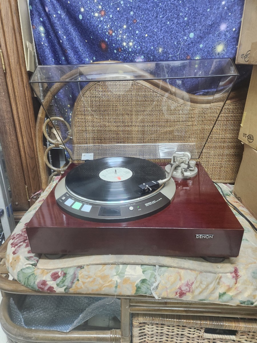  miracle! restore super-beauty goods! cartridge new goods DENON top class turntable DP-60L