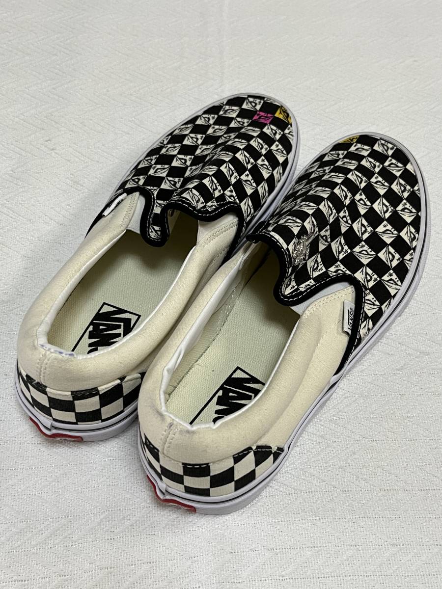 １円スタート　CHROME HEARTS × VANS　クロムハーツ　バンズ　スリッポン　スニーカー　27cm_画像3