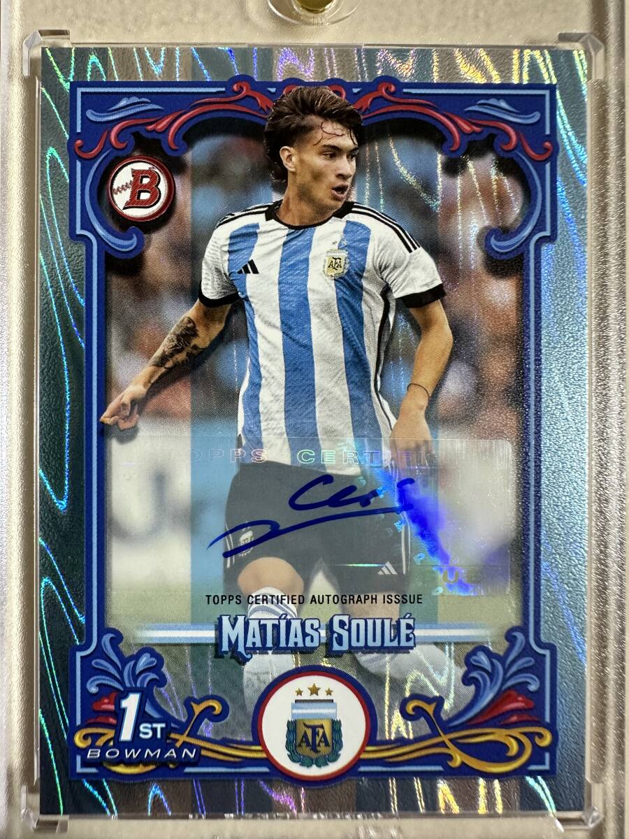 激レア！ ブレイク中 topps Argentine matias soule 1st bowman auto_画像1