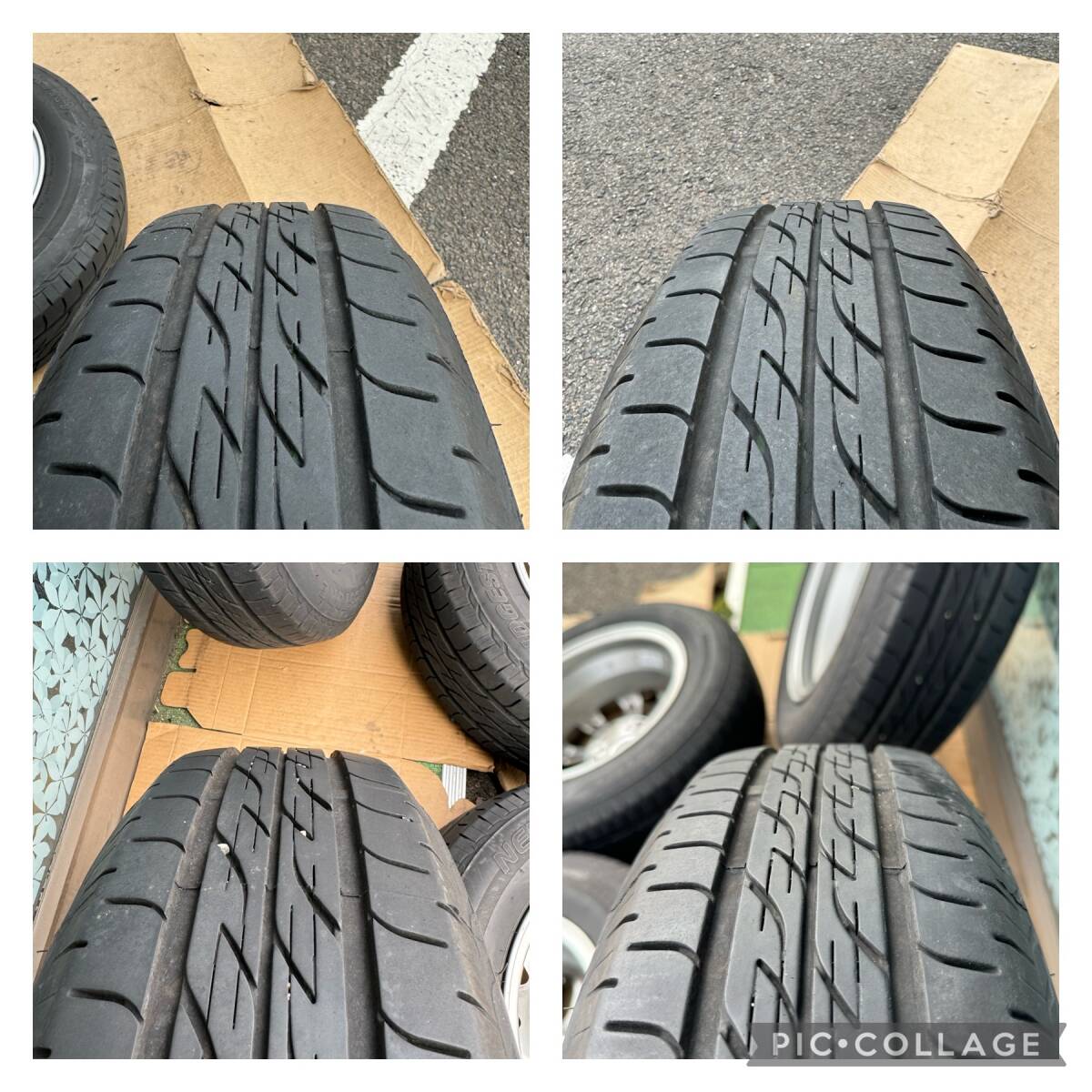 BS BALMINUM 14インチ 5.5J +45 PCD100 4穴/BS NEXTRY 175/70R14 2020年製 4本セット #354-1_画像9