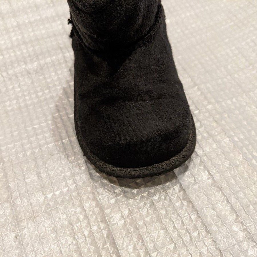 ブーツ　子供用　16cm　黒　 ブラック  ショートブーツ