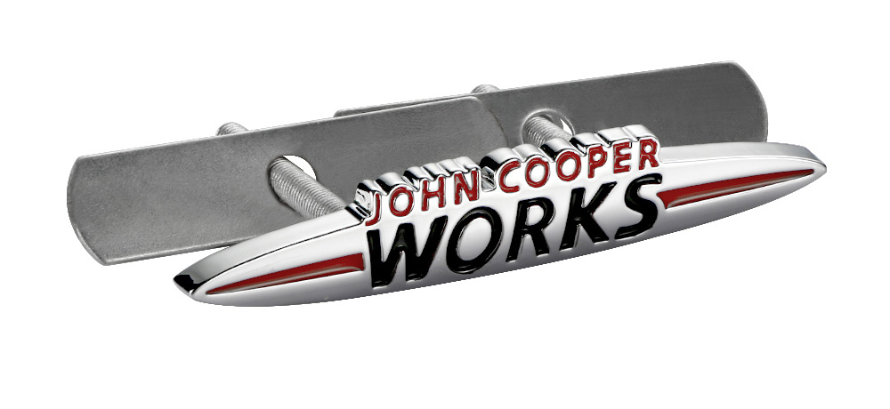 MINI JCW エンブレムグリルバッジ  John Cooper Worksの画像1