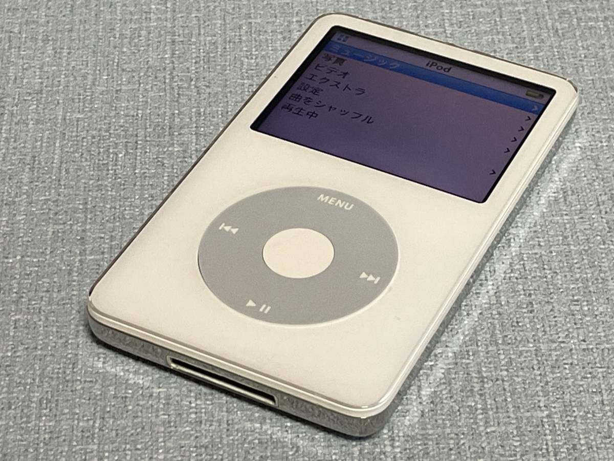 iPod classic 30GB 第5.5世代 ホワイト A1136 動作確認_画像7