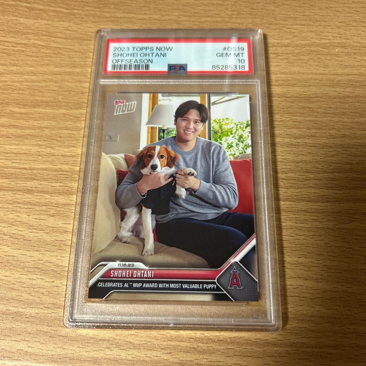 topps now 2023 大谷翔平　美品　デコピン　PSA10