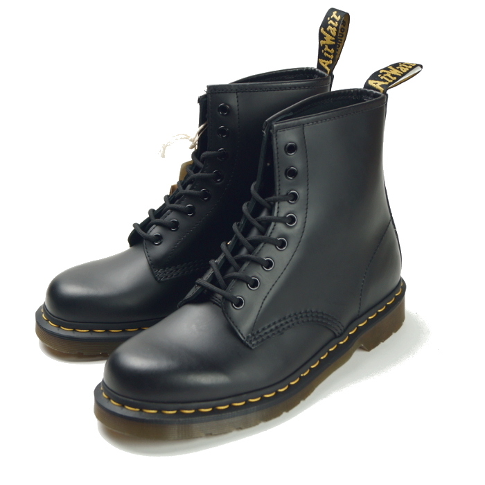 【新品・箱付】定価2.6万 Dr.Martens ドクターマーチン《8EYELET BOOTS》定番 1460 8ホール ブーツ 黒 UK8 27cm AIRWAIR_画像2