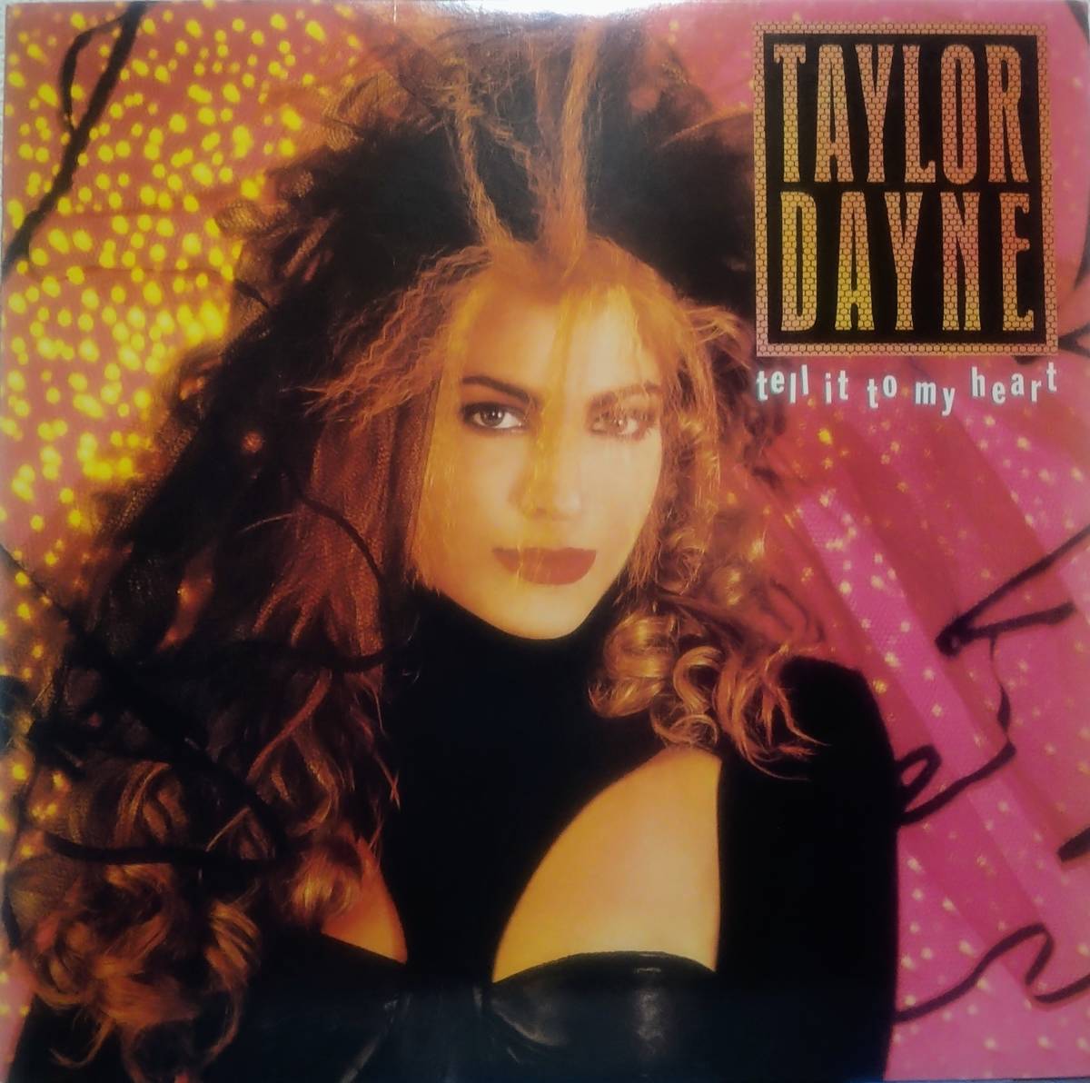【LP 洋Pop】Taylor Dayne「Tell It To My Heart」オリジナル US盤_ジャケット