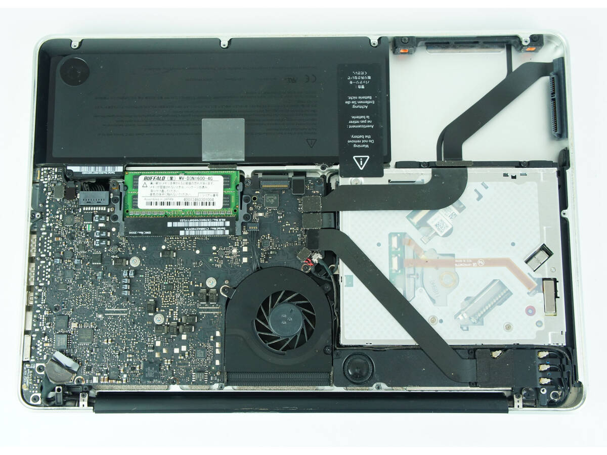 ジャンク 中古 パソコン ノートPC アップル MacBook Pro (13-inch, Mid 2012) A1278 (GB-SM5-230707)_画像6