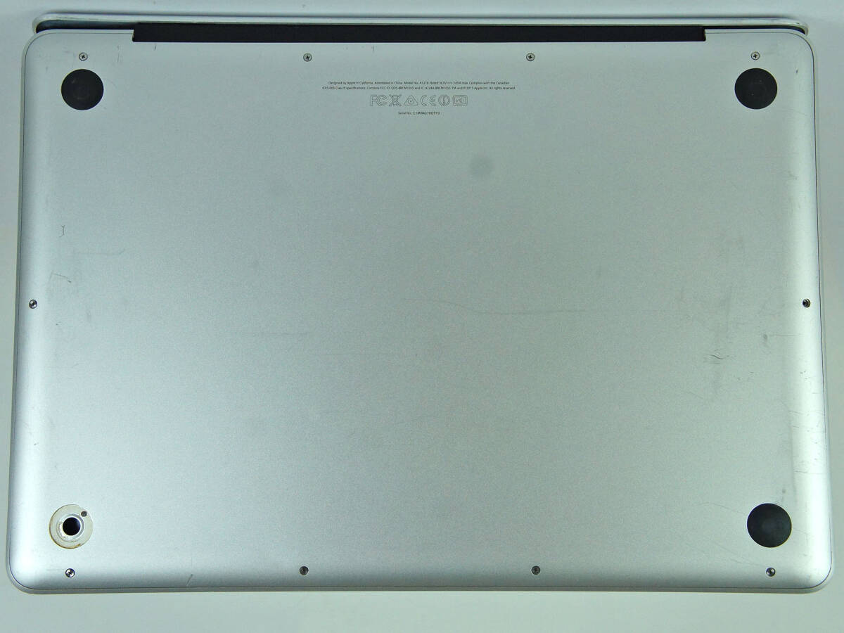 ジャンク 中古 パソコン ノートPC アップル MacBook Pro (13-inch, Mid 2012) A1278 (GB-SM5-230707)_画像3