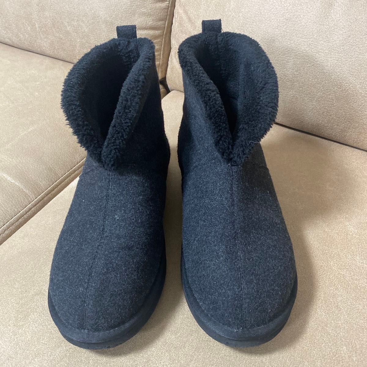 ボアショートブーツ　L UGG ニット アグ ムートンブーツ