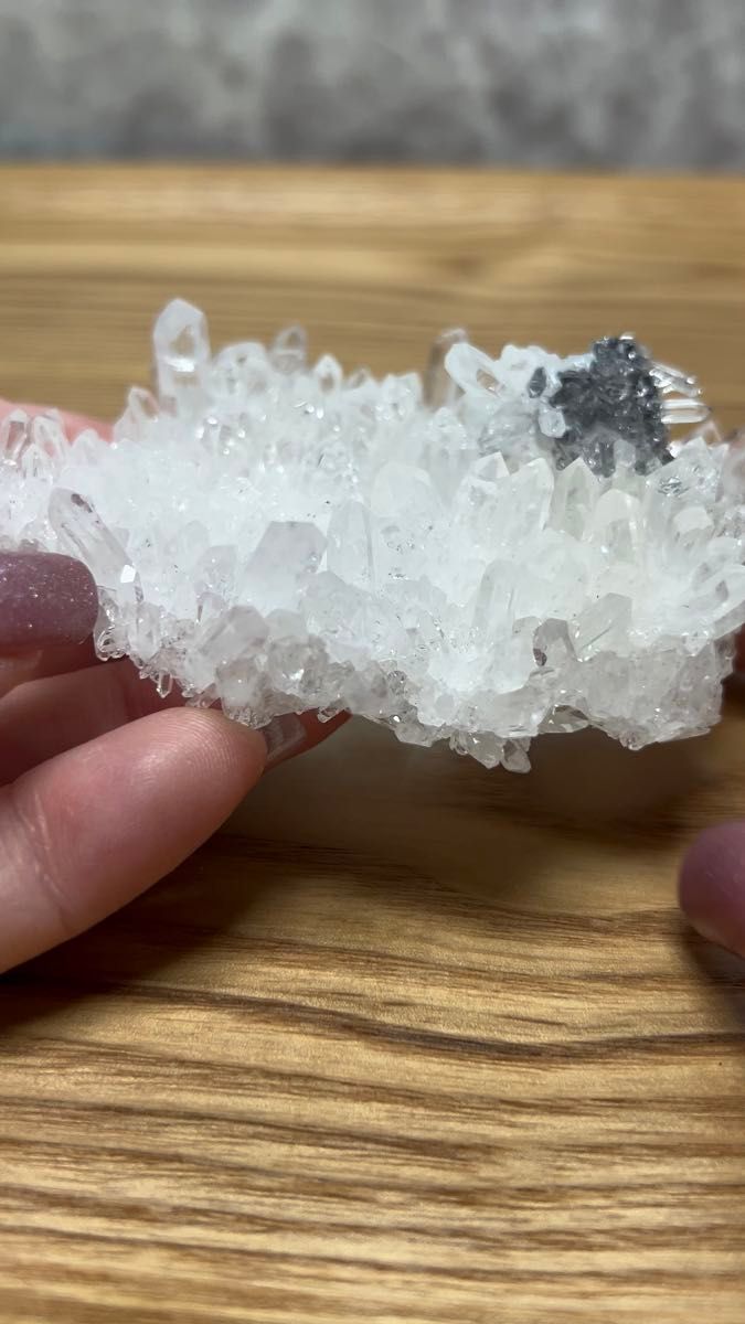 水晶クラスター② 四川省産　　原石 天然石 鉱物 結晶 水晶