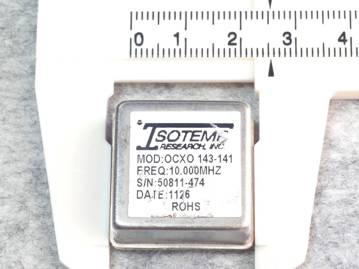 TSOTEMP OCXO143-141 10MHz OCVCXO (恒温槽付電圧制御水晶発振器)　取り外し品・動作確認済み （ ＳＣカット水晶 ）_画像4