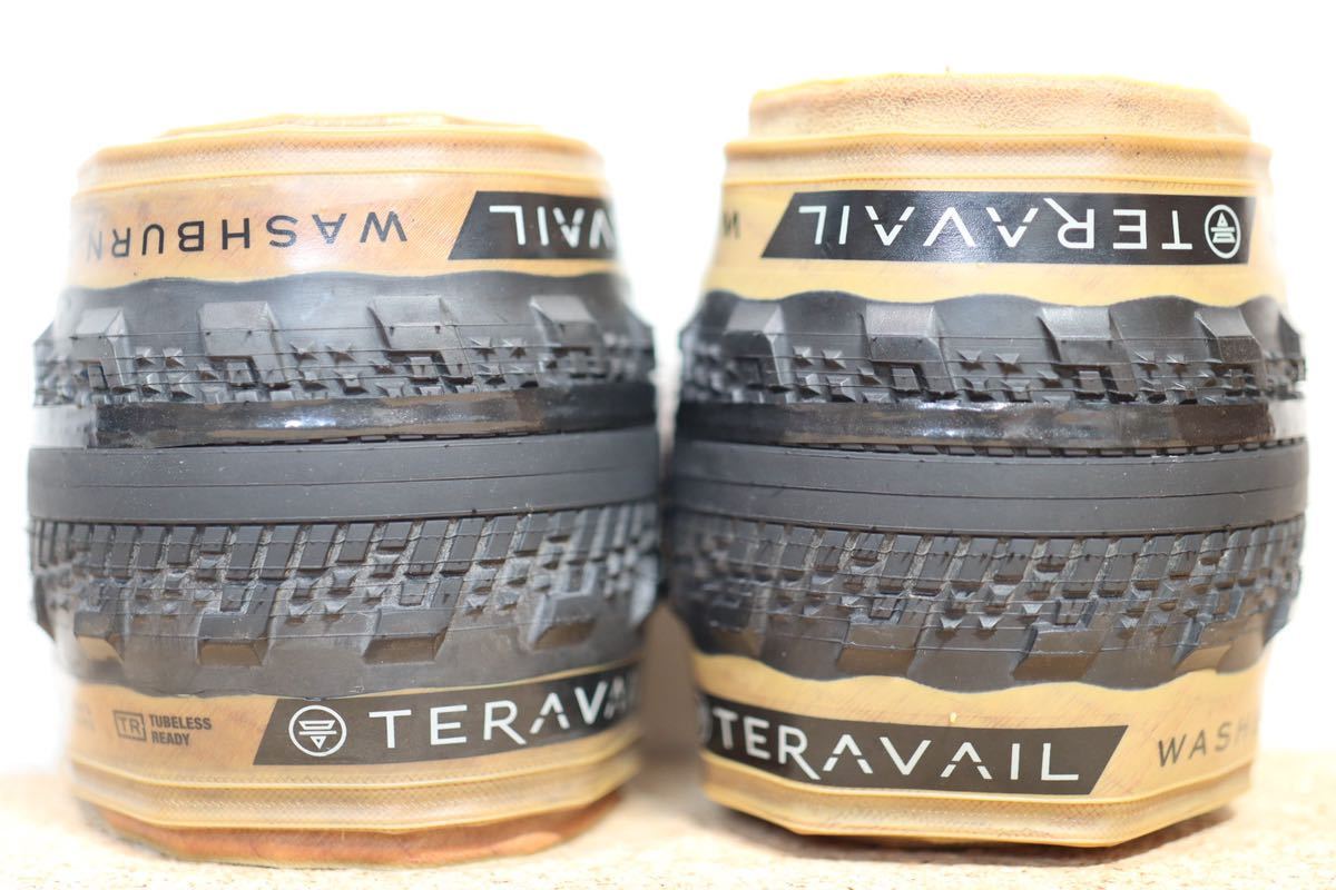 TERAVAIL washburn tire 650b × 47 テラベイル ウォシュバーン タイヤ 27.5 blue lug ブルーラグ SURLY サーリー CRUST クラストrivendell_画像2