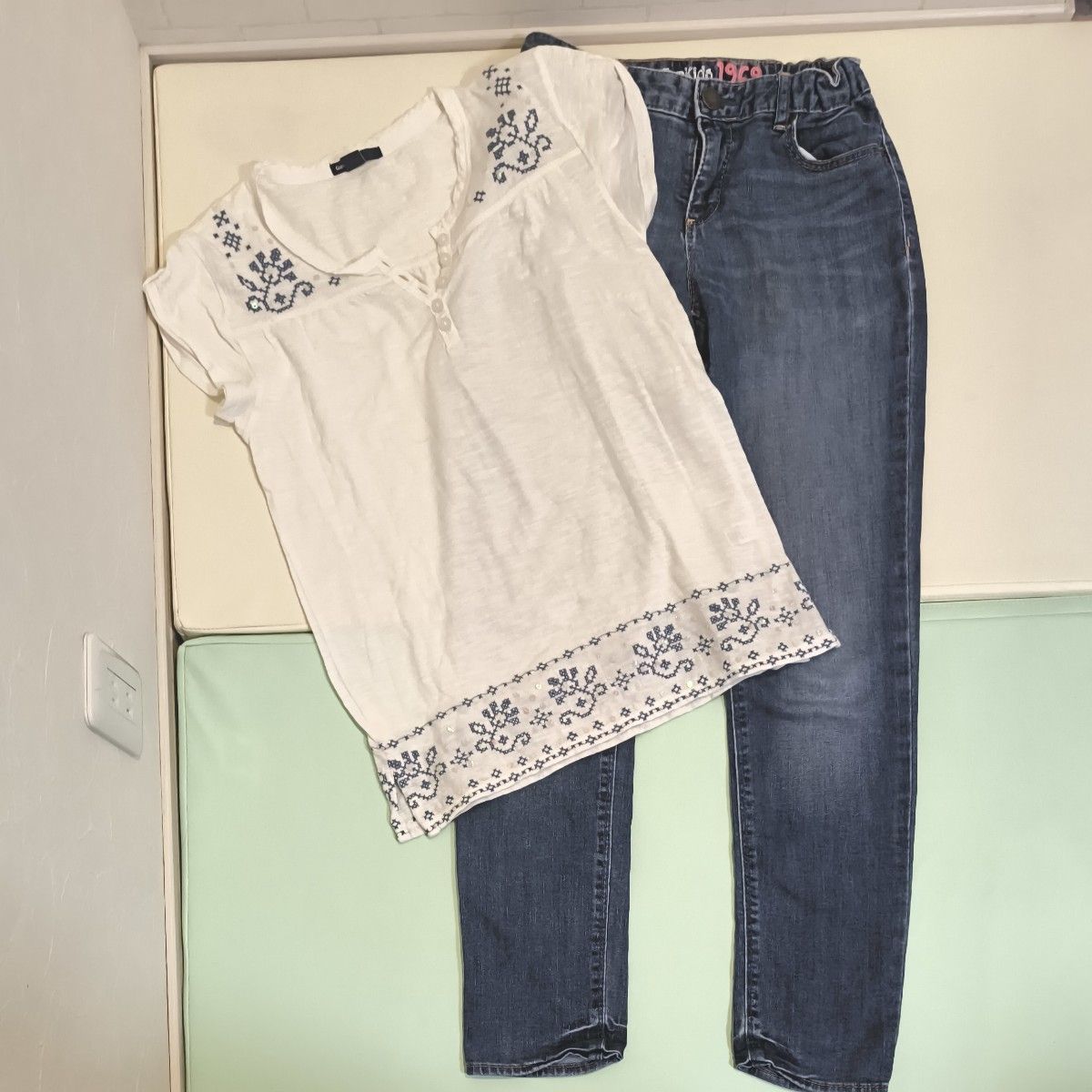 ☆★GAP Kids ギャップ キッズ 150 160 Tシャツ デニム 長ズボン 半袖 ノースリーブ★☆