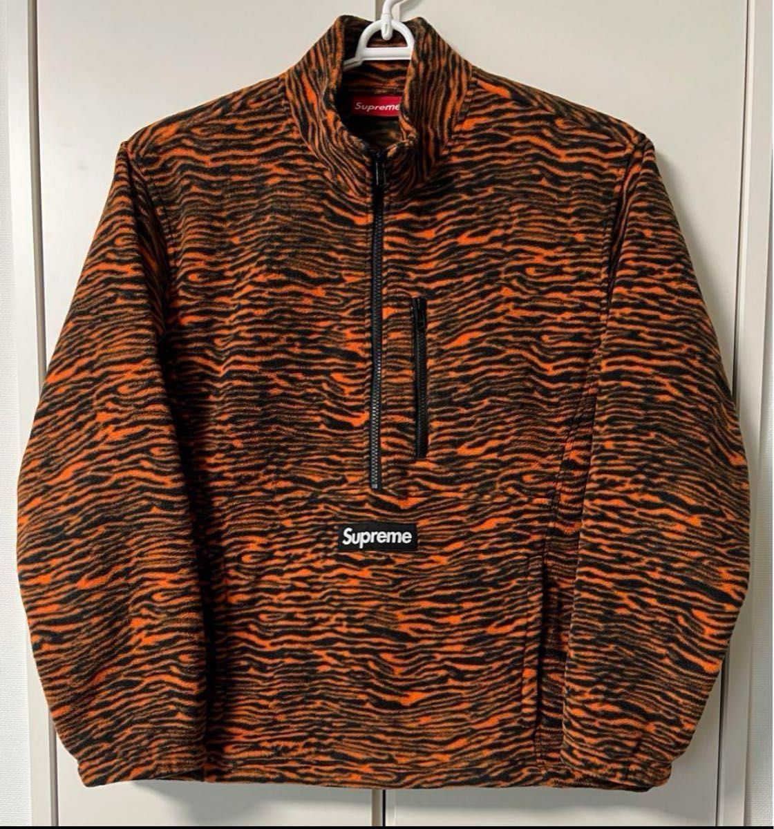 最安値supreme boxロゴ Tigerフリース21AW Supreme Polartec Half Zip Pullover