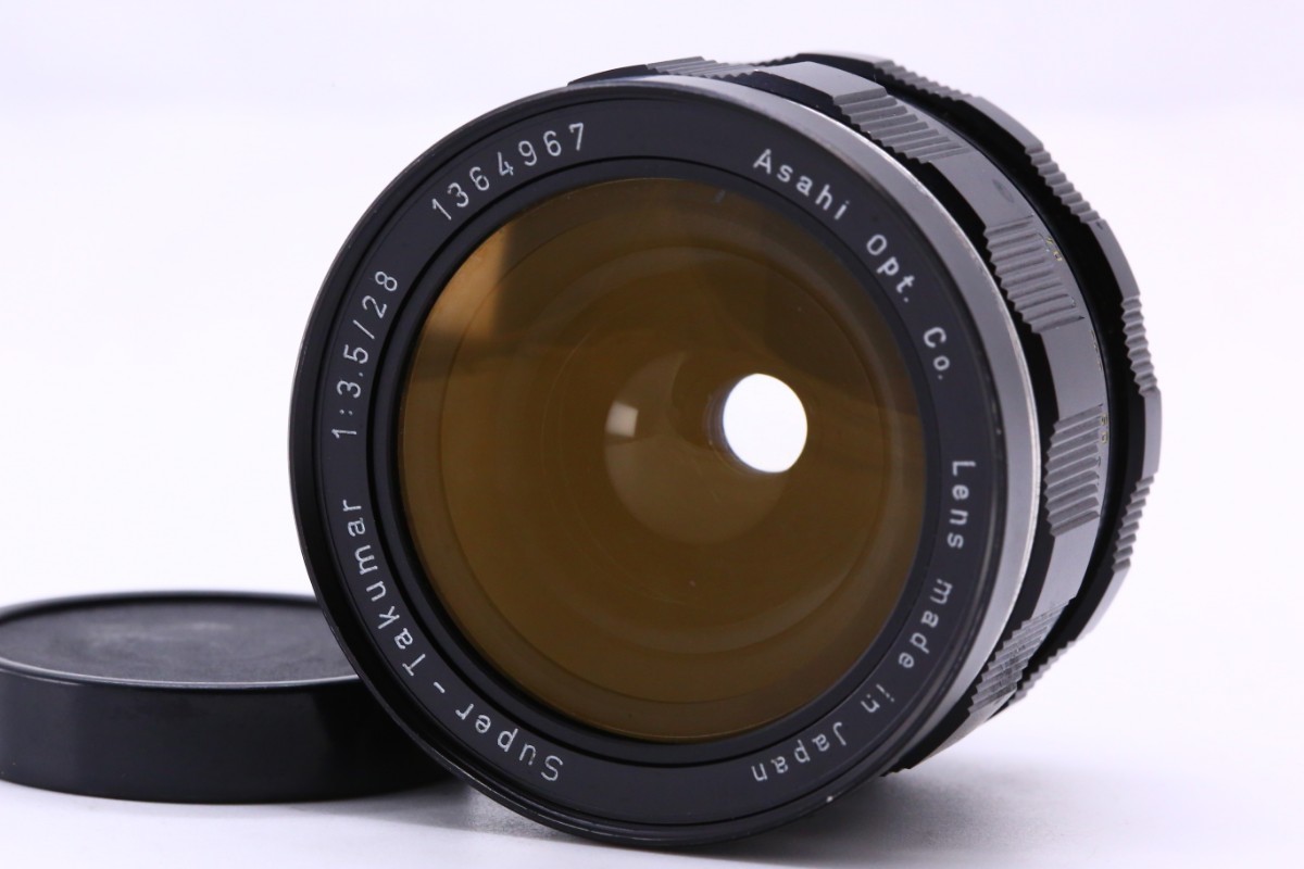 【特上】 ペンタックス PENTAX Super-Takumar 28mm F3.5 M42マウント 広角 単焦点 オールドレンズ #11968_画像1